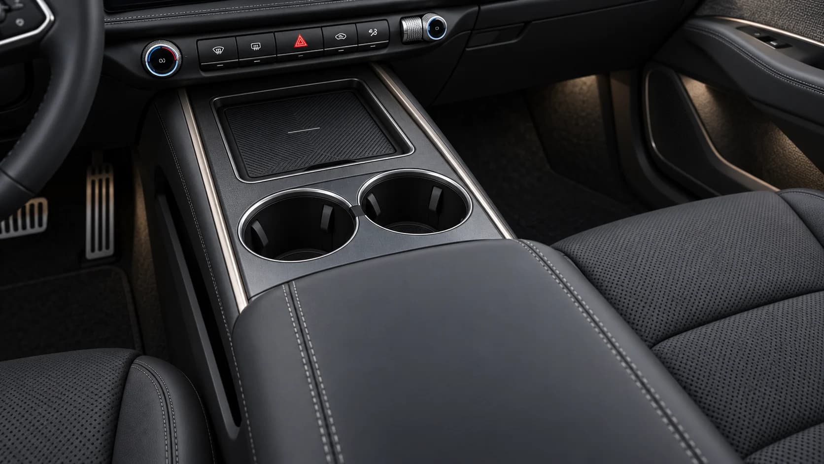 Dyntree M1E Divide Graphite prototype — console detail