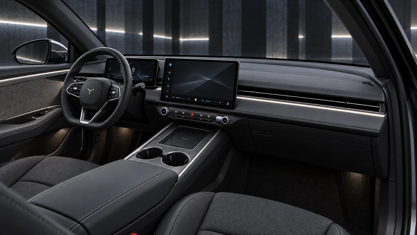 Dyntree M1E Divide Graphite prototype — dashboard detail